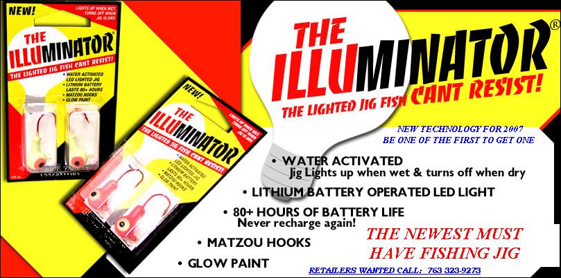 ILLUMINATOR LIGHTED FISHING JIG - PACKAGE OF 2