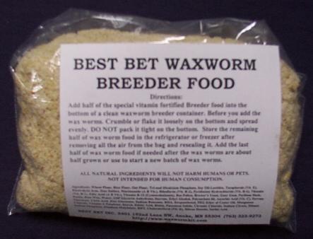 Best Bet Waxworm - Mealworm Breeder Kit, Fishing Bait, Reptile Food,  Fishing Tackle And colored live wax worms spikes breeding